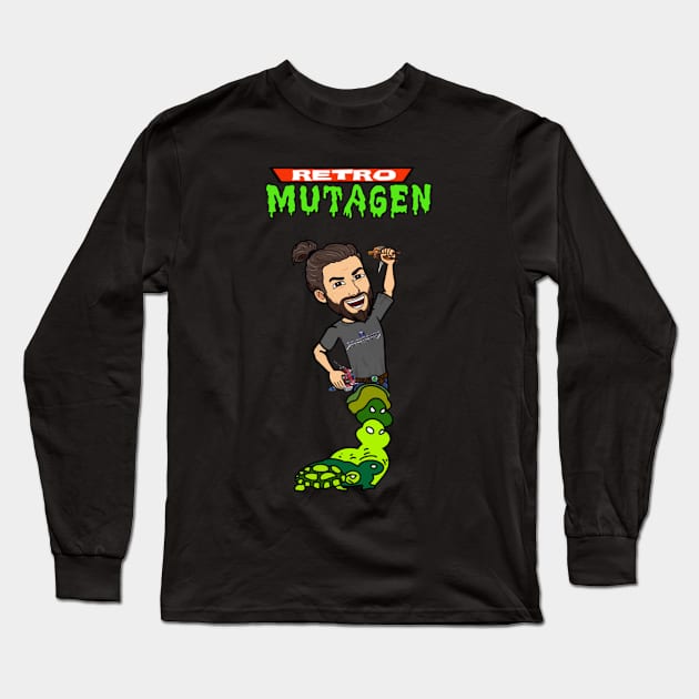 Retromutagen Podcast The Shredder Long Sleeve T-Shirt by Shredded Threads